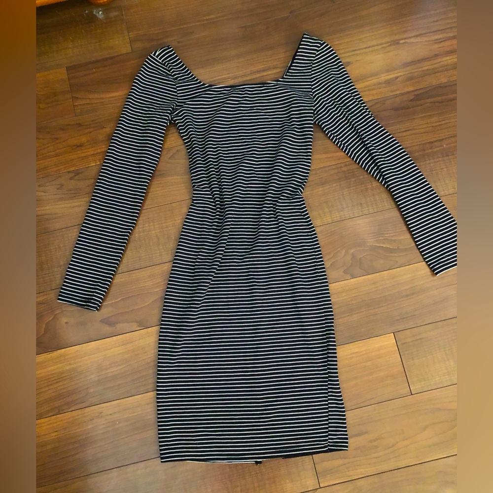 Mid length striped dress size small